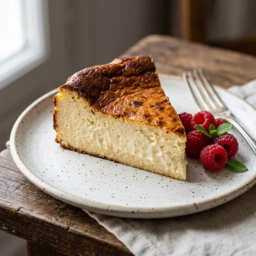 Tarta de queso sin azúcar añadido