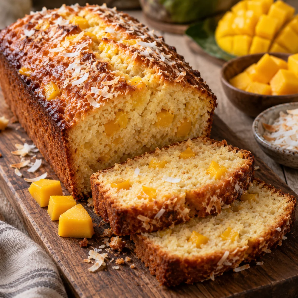 Pan de Mango y Coco