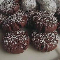 Polvorones de chocolate