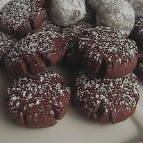 Polvorones de chocolate