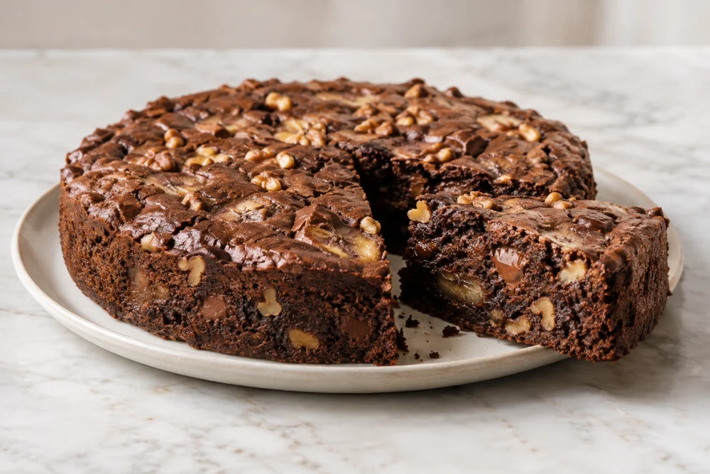 Brownie de plátano