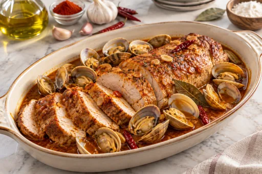 Lomo de cerdo con salsa picante