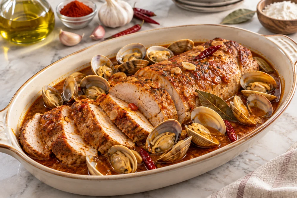 Lomo de cerdo con salsa picante