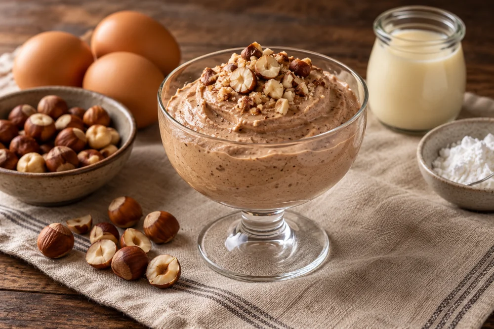 Mousse de avellana
