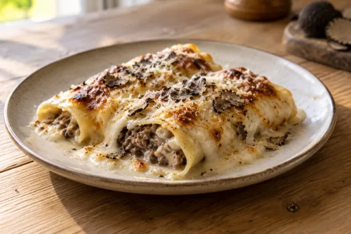 Canelones trufados