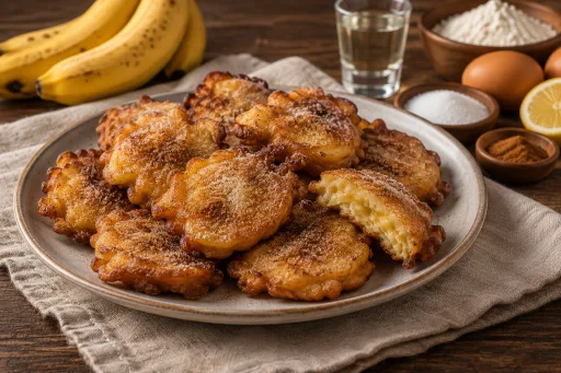 Mini tortas de platanos