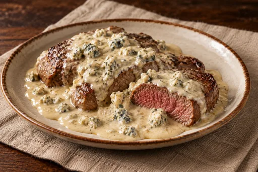 Carne con Salsa Cabrales