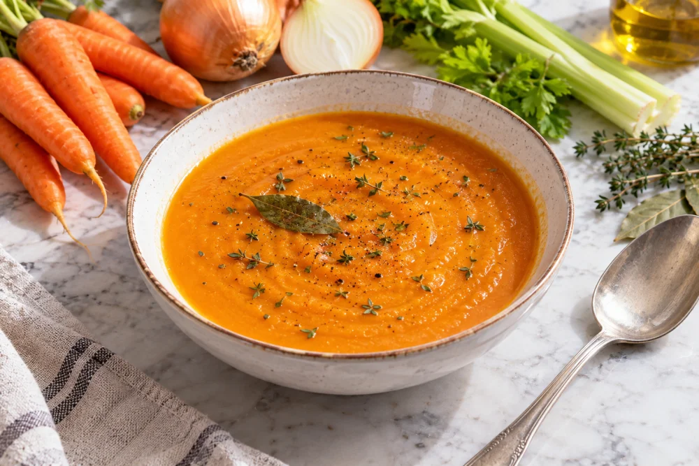 Sopa de zanahorias