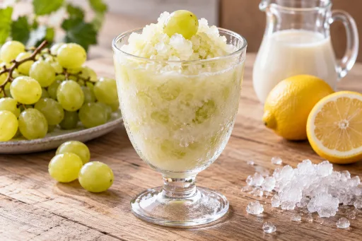 Granizado de uvas