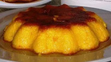 Flan de naranja