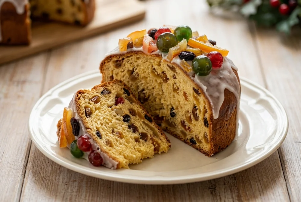 Pan dulce navideño francés