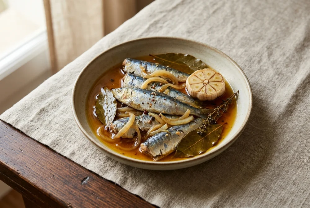 Sardinas en escabeche