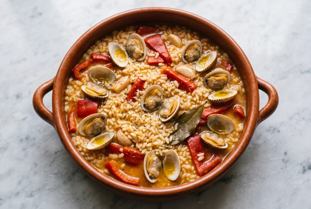 Arroz con berberechos