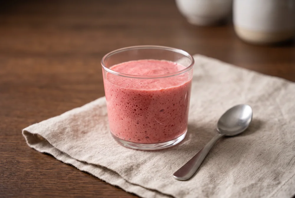 Mousse de fresas