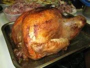 Pavo relleno de setas y frutos secos