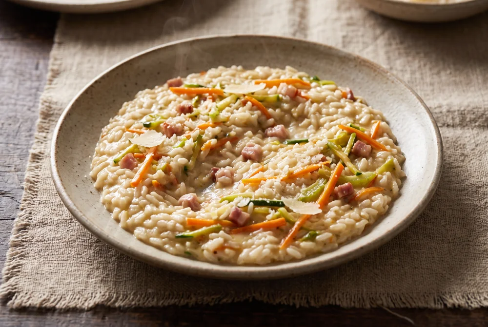 Risotto con panceta