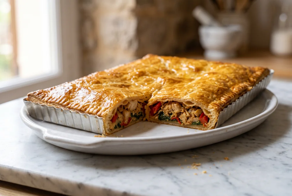 Coca rellena