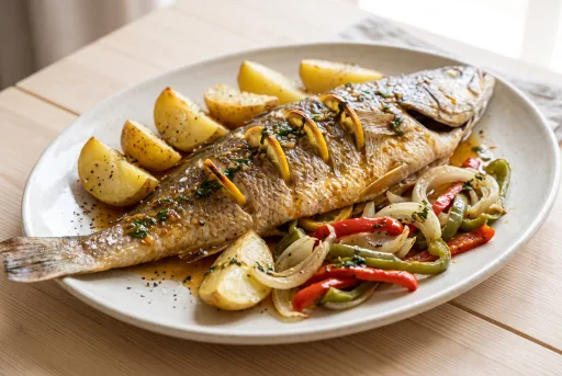 Corvina a la vasca