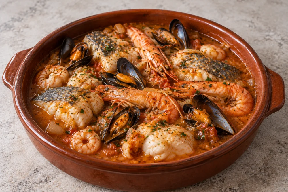Cazuela a la marinera