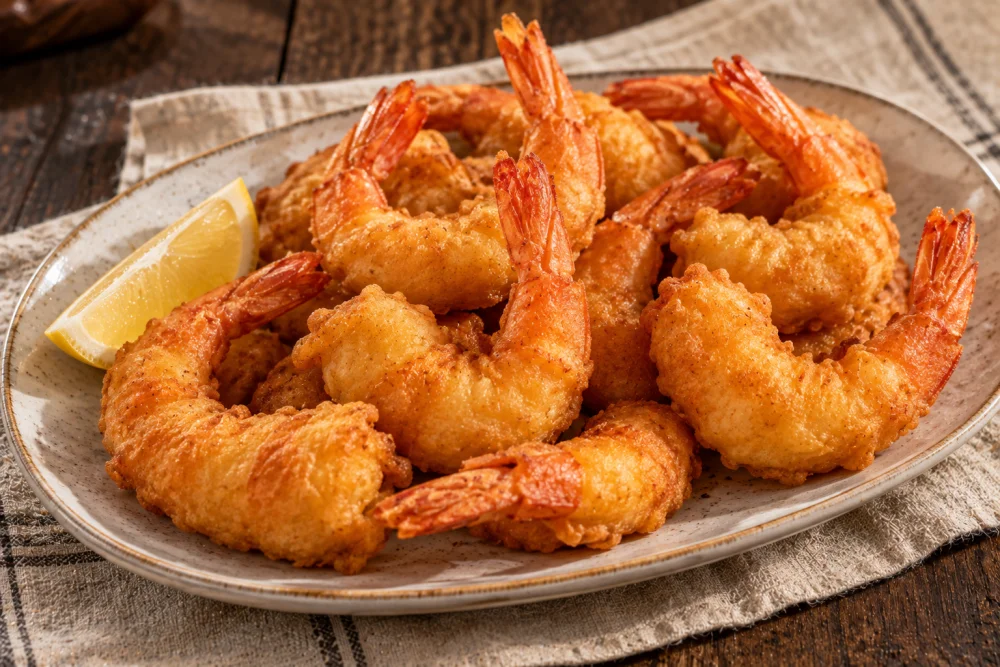 Gambas a la gabardina