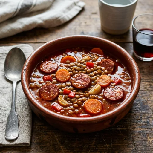 Lentejas de bote con chorizo