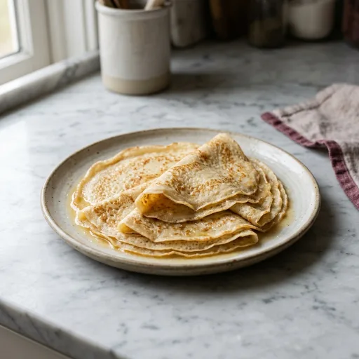 Crepes sin gluten finos y flexibles